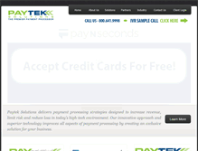 Tablet Screenshot of payteksolutions.com